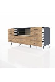 Kronos Konsol 2 Raflı 9 Çekmeceli 176x59x83 - S610M039V15C