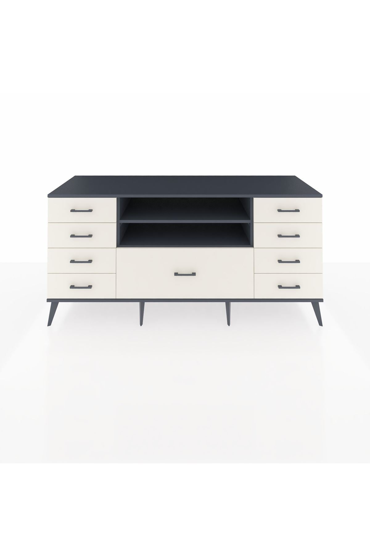 Kronos Konsol 2 Raflı 9 Çekmeceli 176x59x83 - S610M039V16C