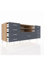 Kronos Konsol 2 Raflı 9 Çekmeceli 176x59x83 - S610M039V20C