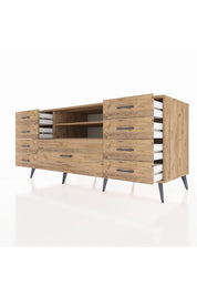 Kronos Konsol 2 Raflı 9 Çekmeceli 176x59x83 - S610M039V21C