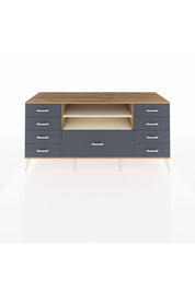 Kronos Konsol 2 Raflı 9 Çekmeceli 176x59x83 - S610M039V23C