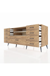 Kronos Konsol 2 Raflı 9 Çekmeceli 176x59x83 - S610M039V24C