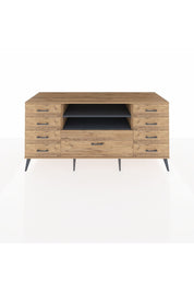 Kronos Konsol 2 Raflı 9 Çekmeceli 176x59x83 - S610M039V27C