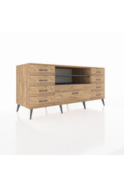 Kronos Konsol 2 Raflı 9 Çekmeceli 176x59x83 - S610M039V27C