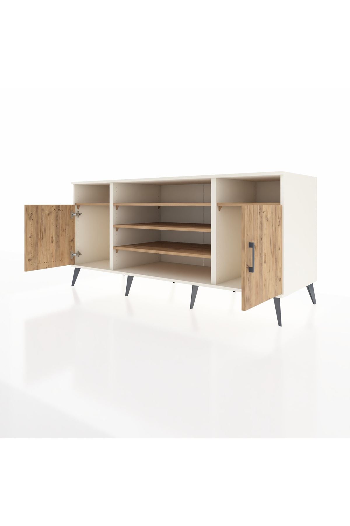 Kronos Konsol 5 Raflı 2 Kapaklı 176x59x83 - S610M040V03C