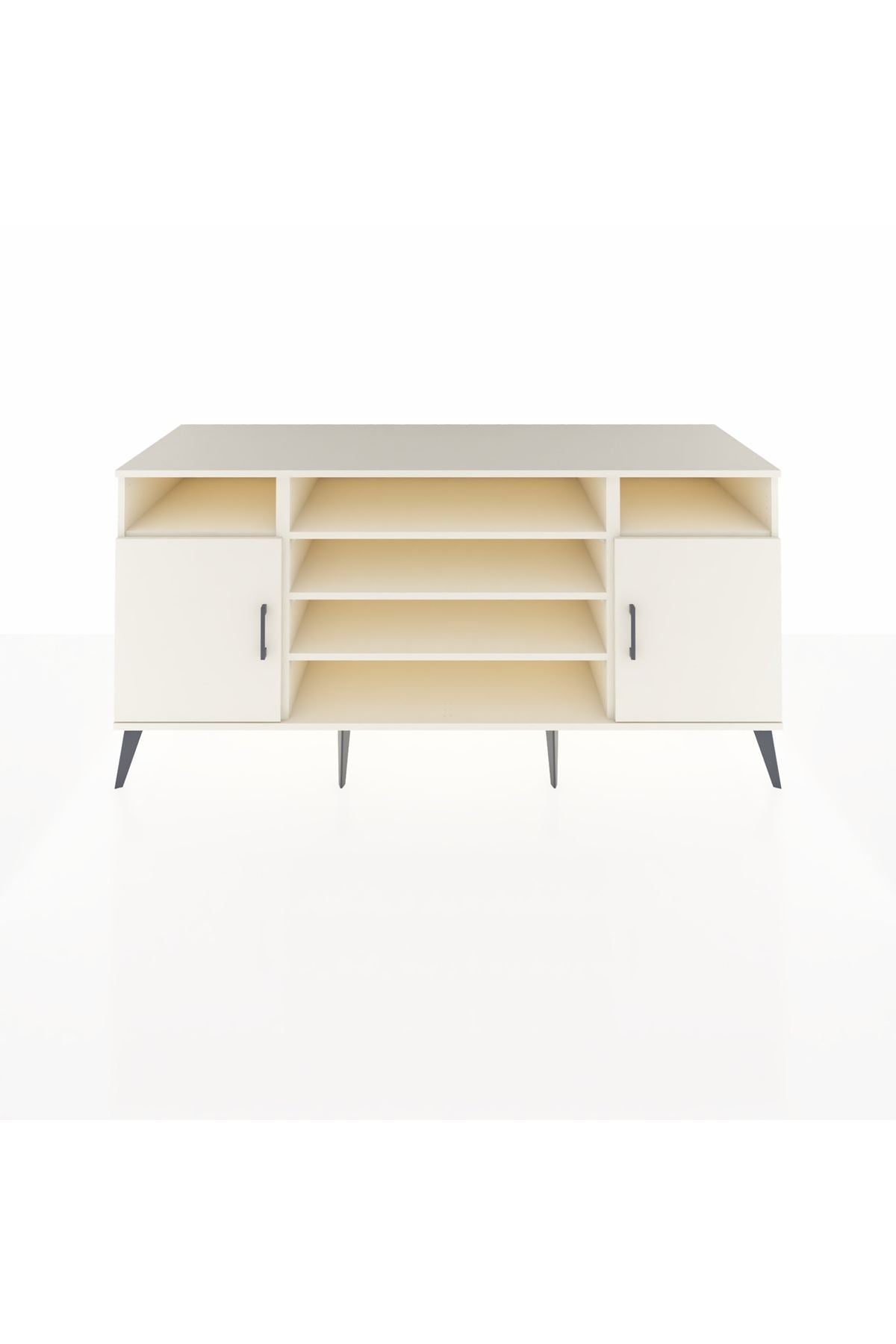 Kronos Konsol 5 Raflı 2 Kapaklı 176x59x83 - S610M040V04C