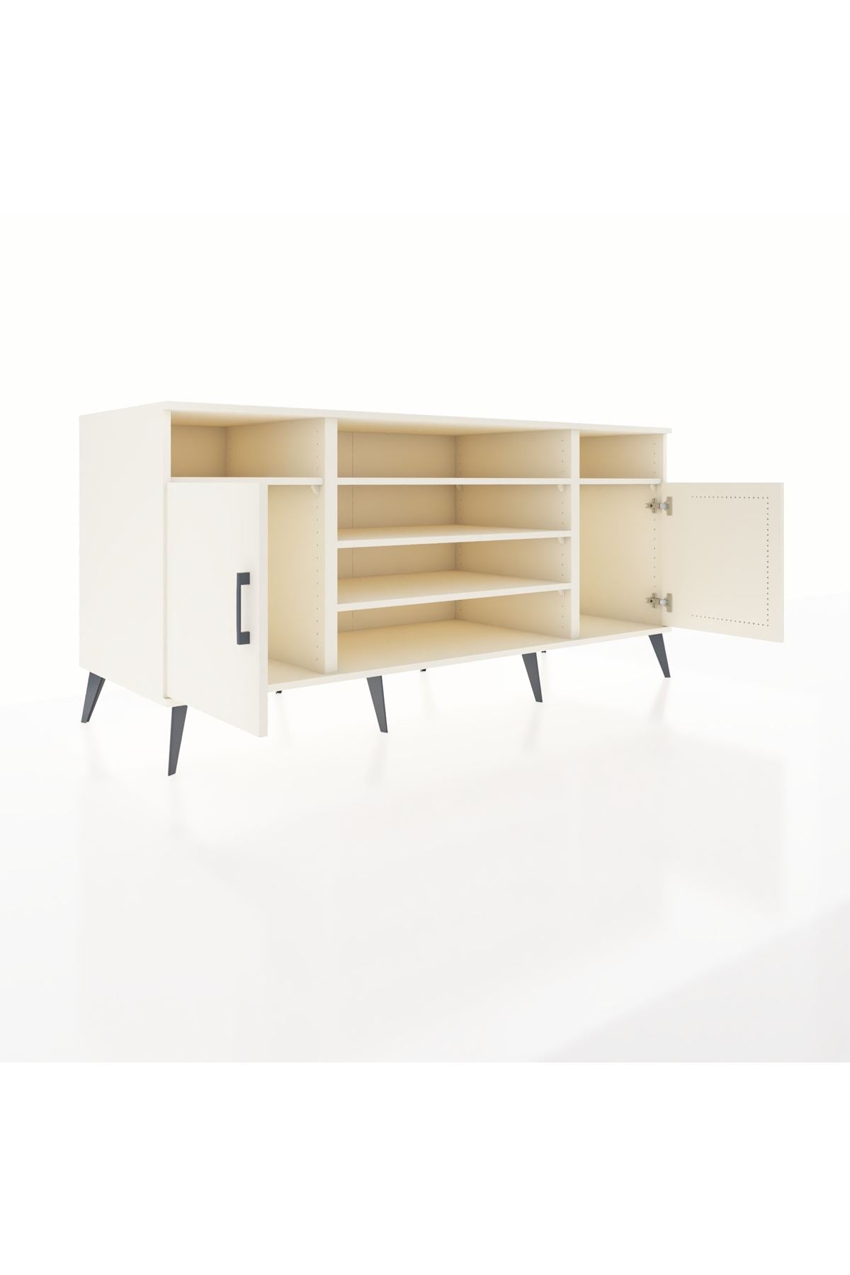 Kronos Konsol 5 Raflı 2 Kapaklı 176x59x83 - S610M040V04C