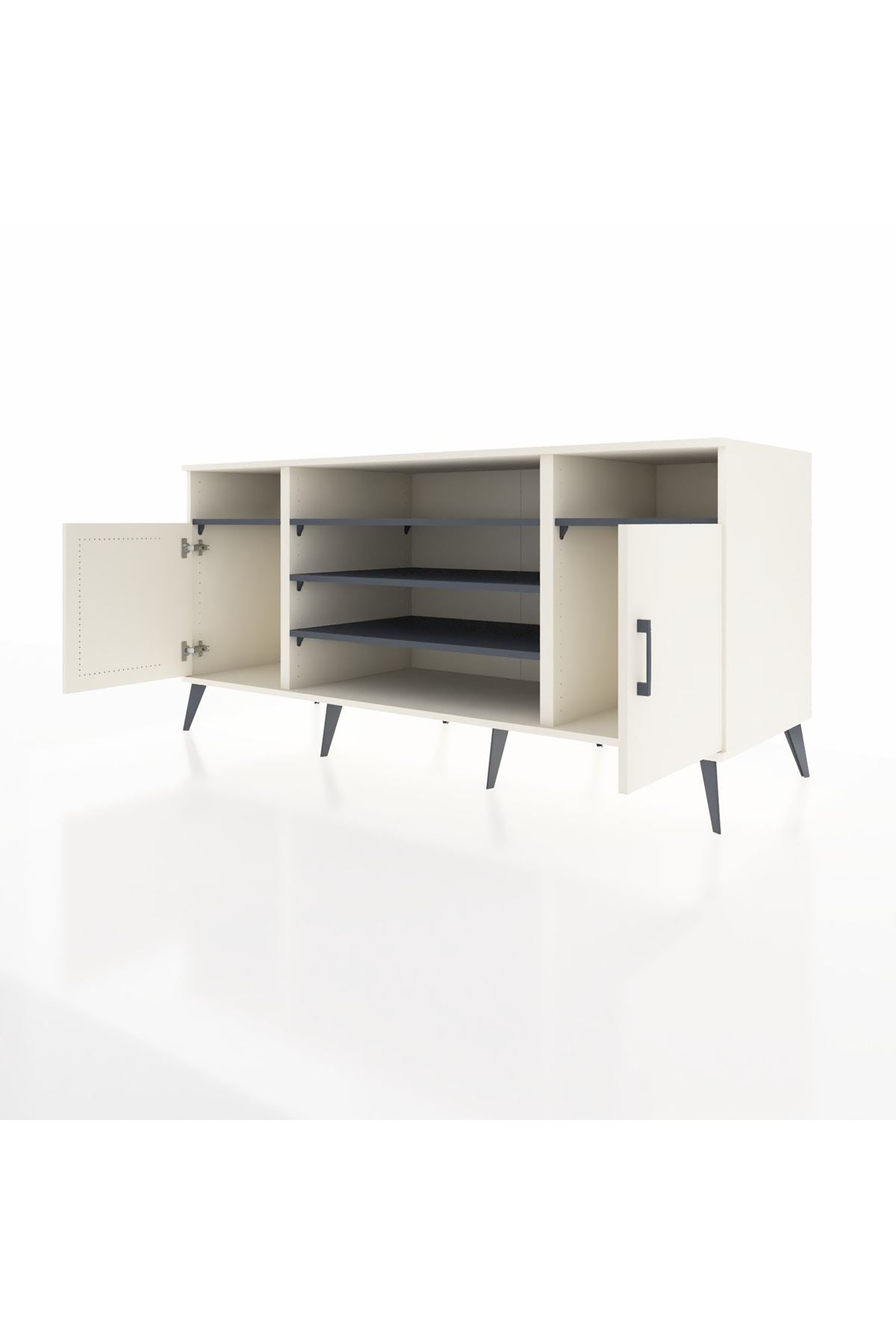 Kronos Konsol 5 Raflı 2 Kapaklı 176x59x83 - S610M040V05C