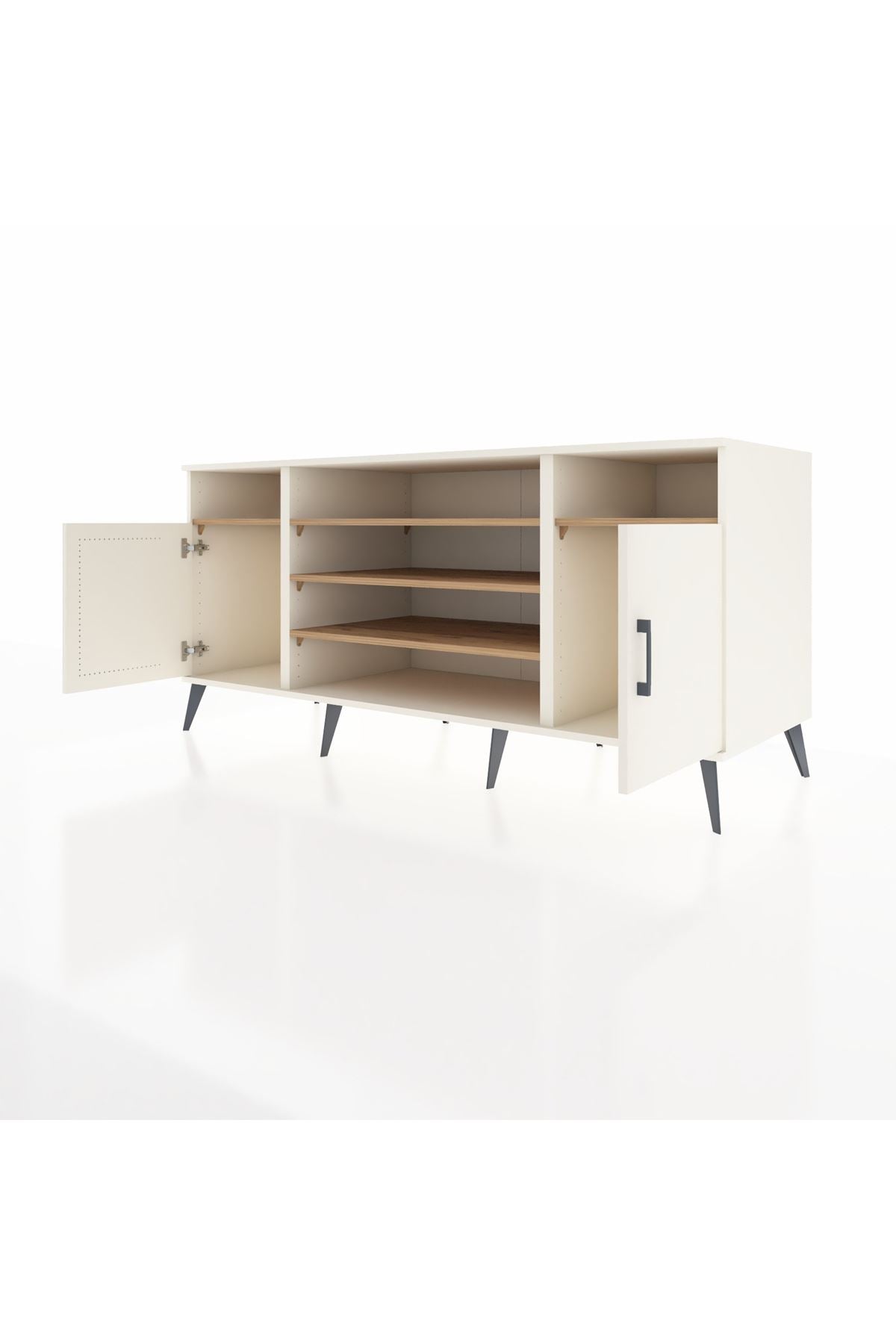 Kronos Konsol 5 Raflı 2 Kapaklı 176x59x83 - S610M040V06C