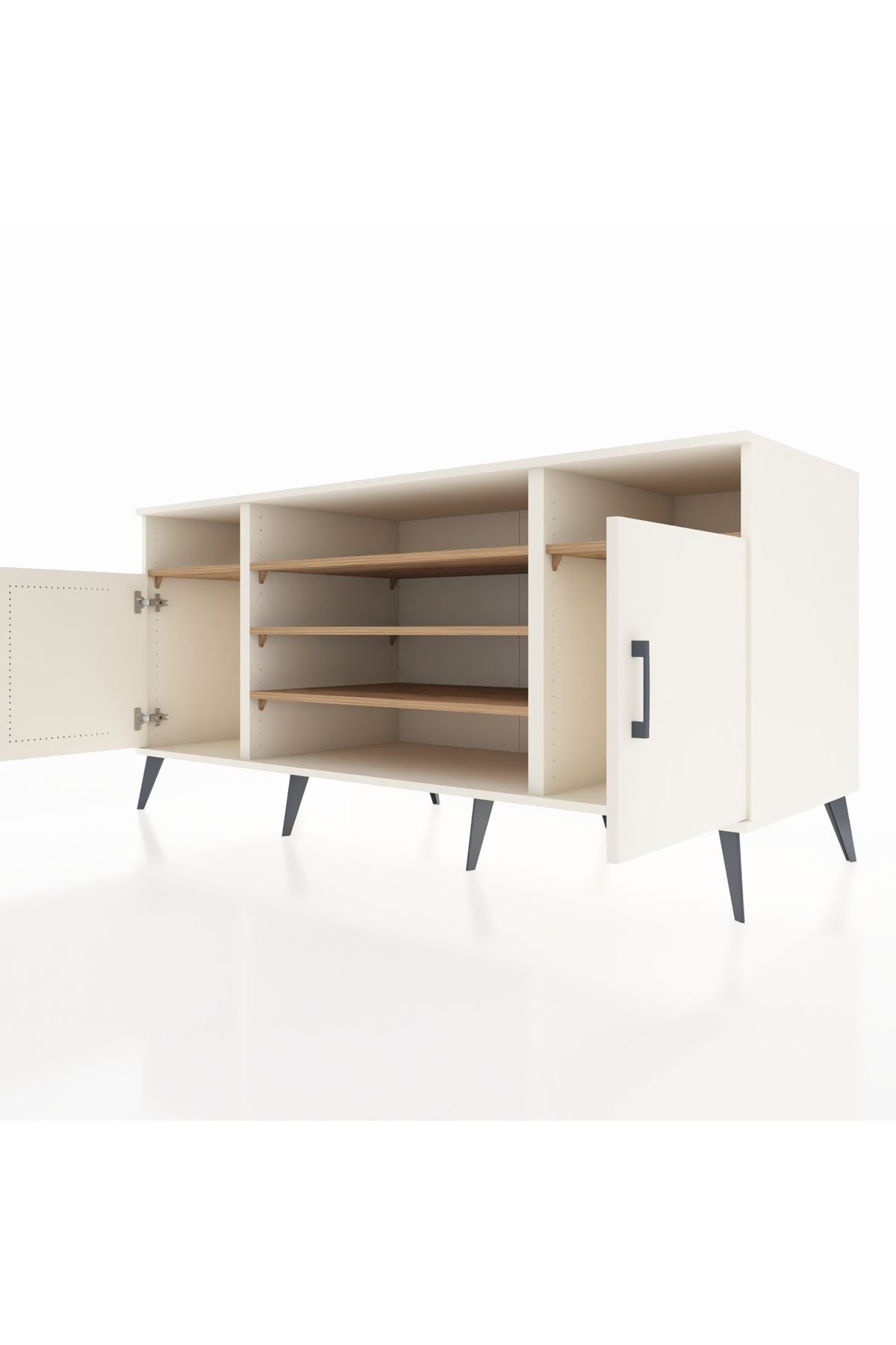 Kronos Konsol 5 Raflı 2 Kapaklı 176x59x83 - S610M040V06C