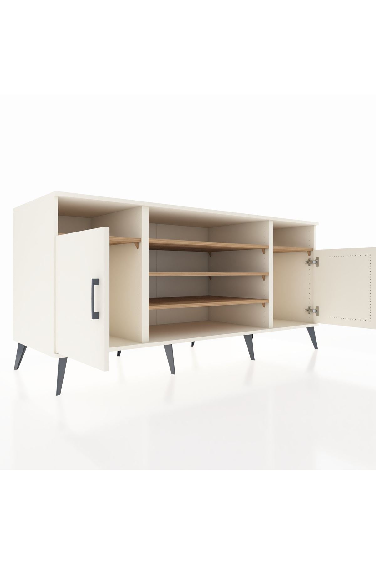Kronos Konsol 5 Raflı 2 Kapaklı 176x59x83 - S610M040V06C