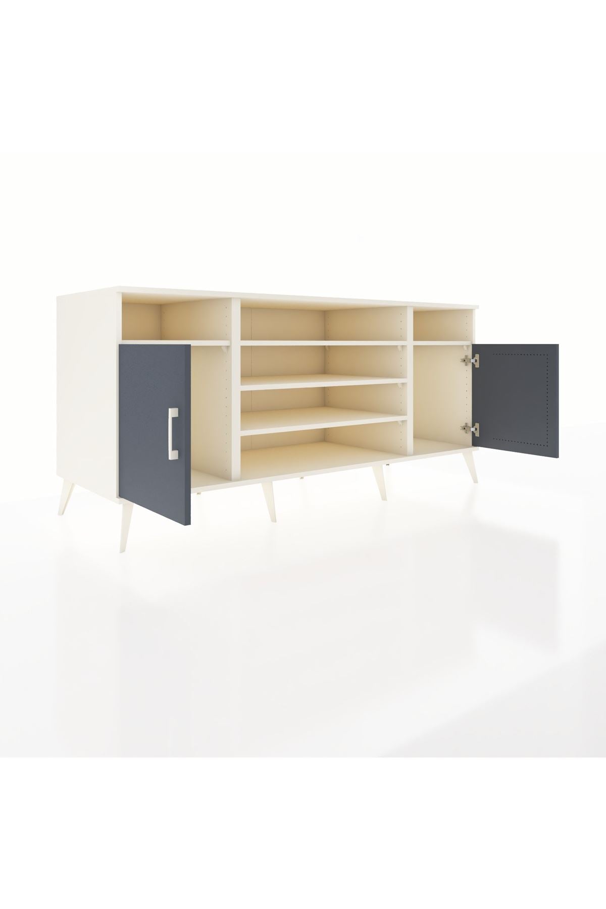 Kronos Konsol 5 Raflı 2 Kapaklı 176x59x83 - S610M040V07C