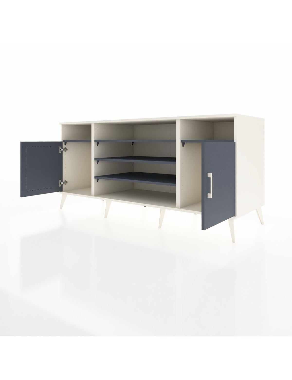 Kronos Konsol 5 Raflı 2 Kapaklı 176x59x83 - S610M040V08C