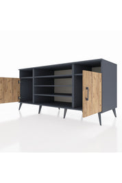 Kronos Konsol 5 Raflı 2 Kapaklı 176x59x83 - S610M040V11C
