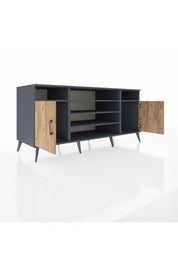 Kronos Konsol 5 Raflı 2 Kapaklı 176x59x83 - S610M040V11C