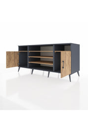 Kronos Konsol 5 Raflı 2 Kapaklı 176x59x83 - S610M040V12C