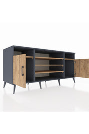 Kronos Konsol 5 Raflı 2 Kapaklı 176x59x83 - S610M040V12C