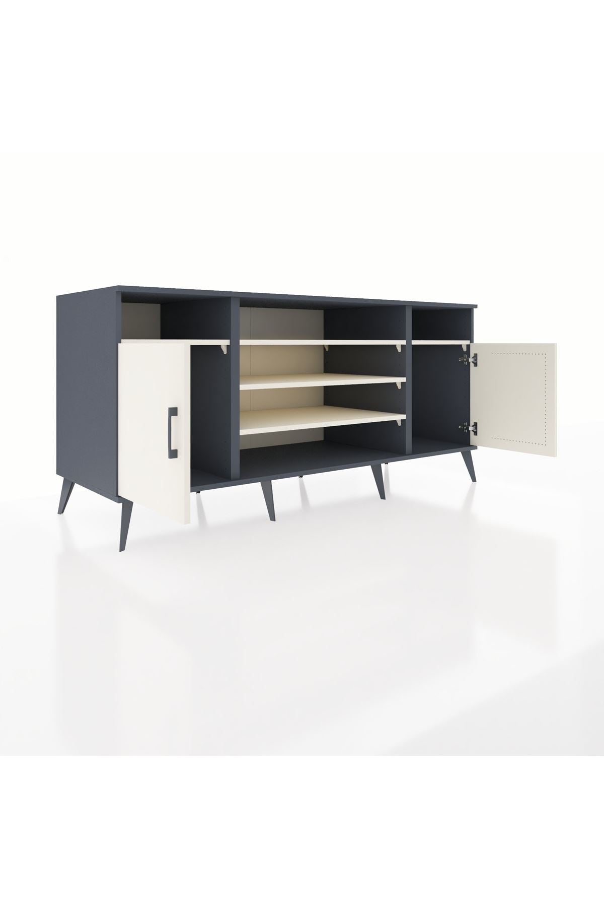 Kronos Konsol 5 Raflı 2 Kapaklı 176x59x83 - S610M040V13C
