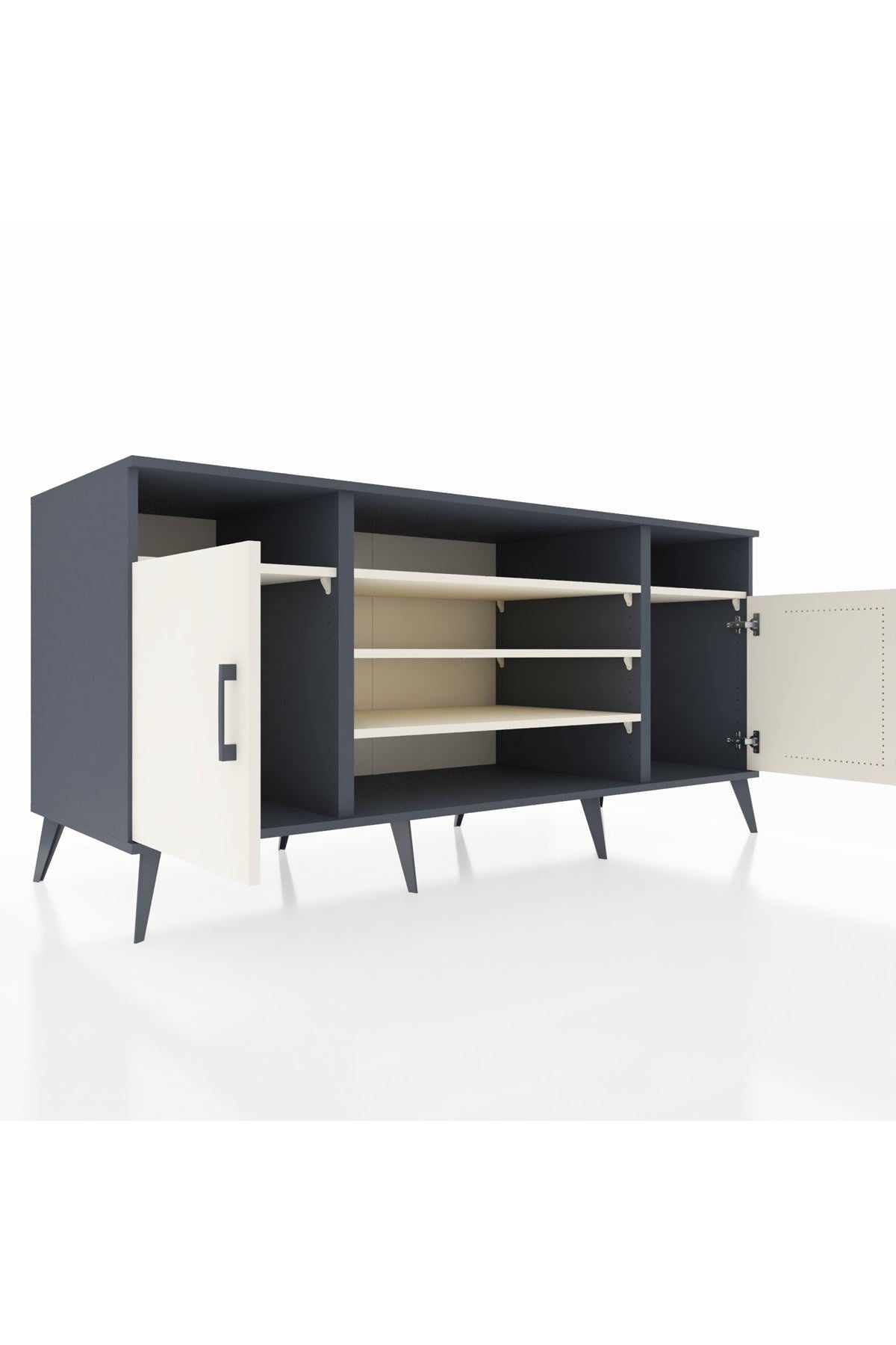 Kronos Konsol 5 Raflı 2 Kapaklı 176x59x83 - S610M040V13C