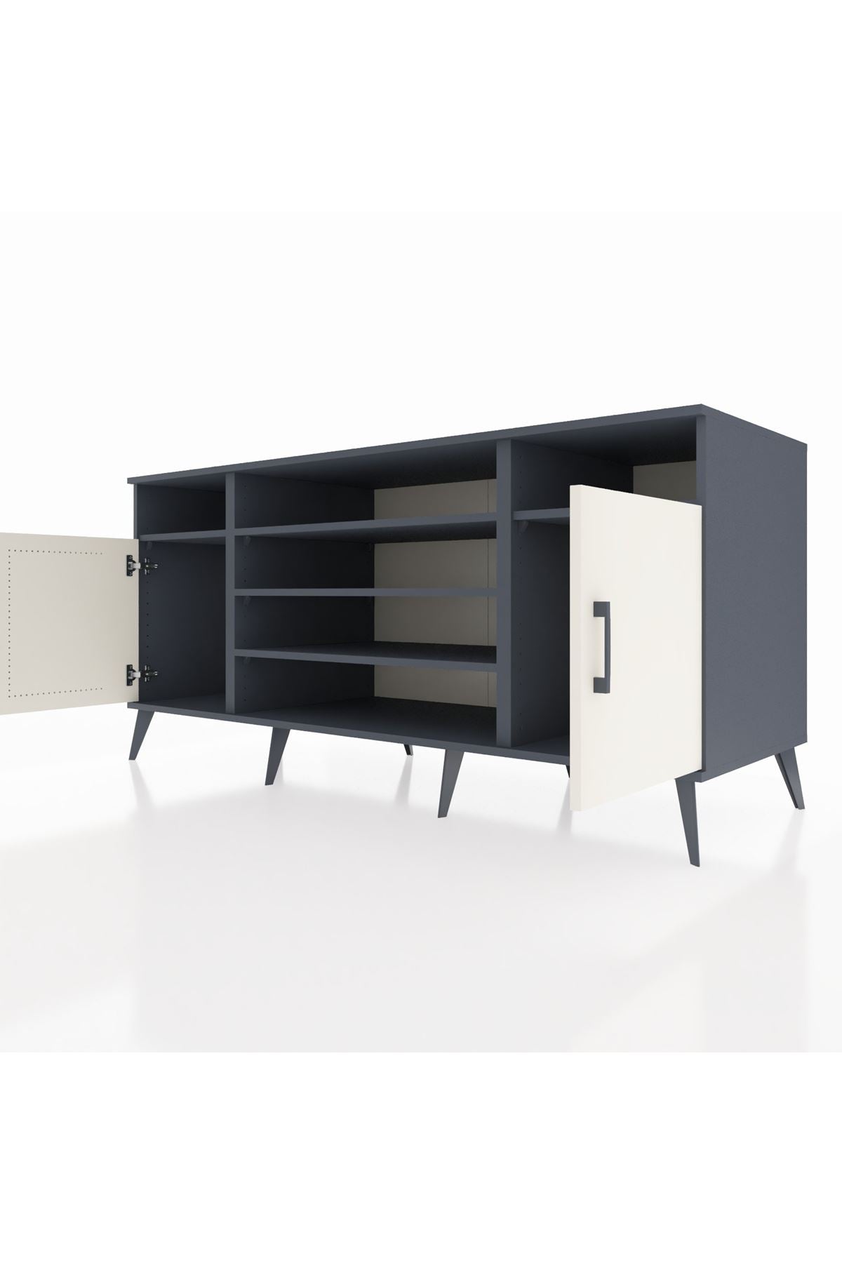 Kronos Konsol 5 Raflı 2 Kapaklı 176x59x83 - S610M040V14C