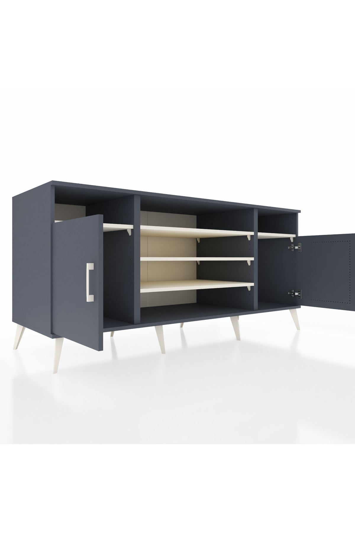 Kronos Konsol 5 Raflı 2 Kapaklı 176x59x83 - S610M040V16C