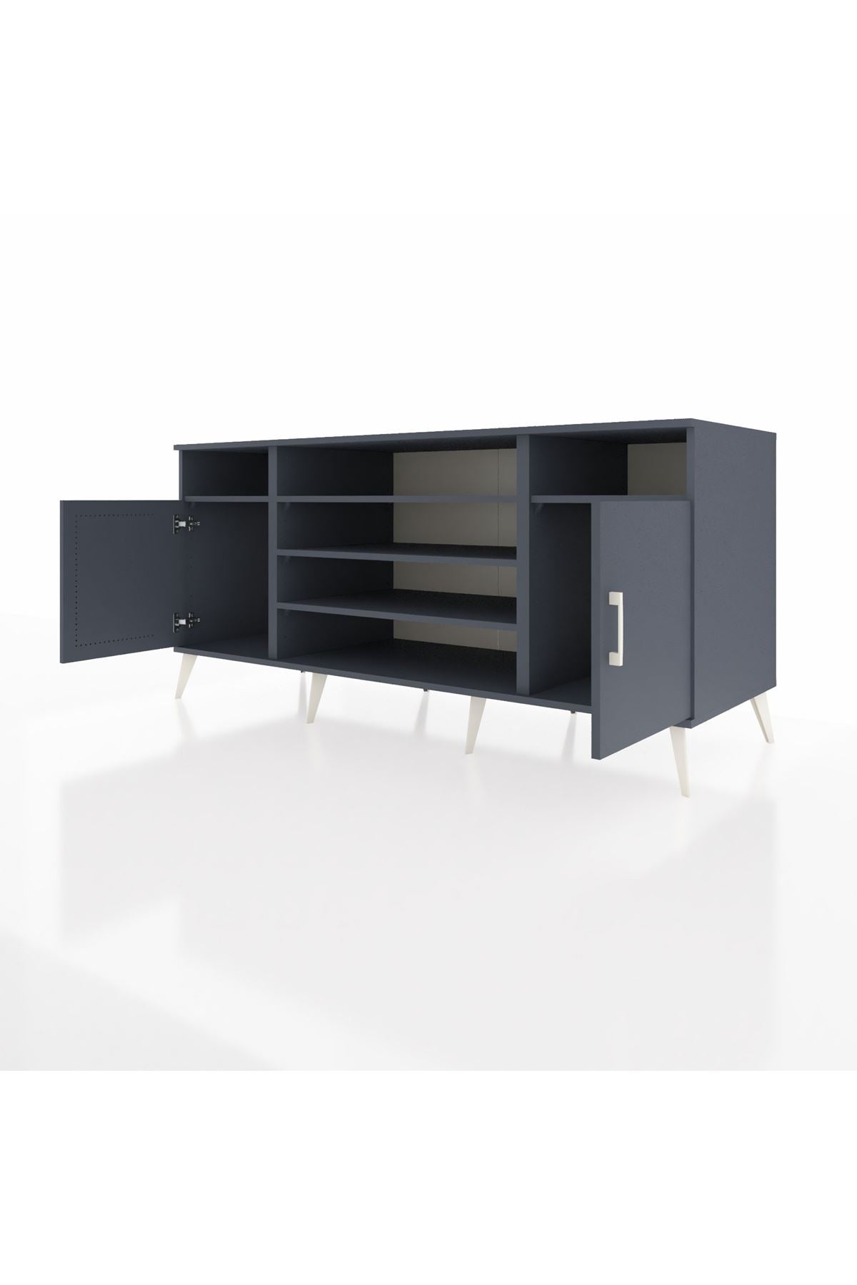 Kronos Konsol 5 Raflı 2 Kapaklı 176x59x83 - S610M040V17C