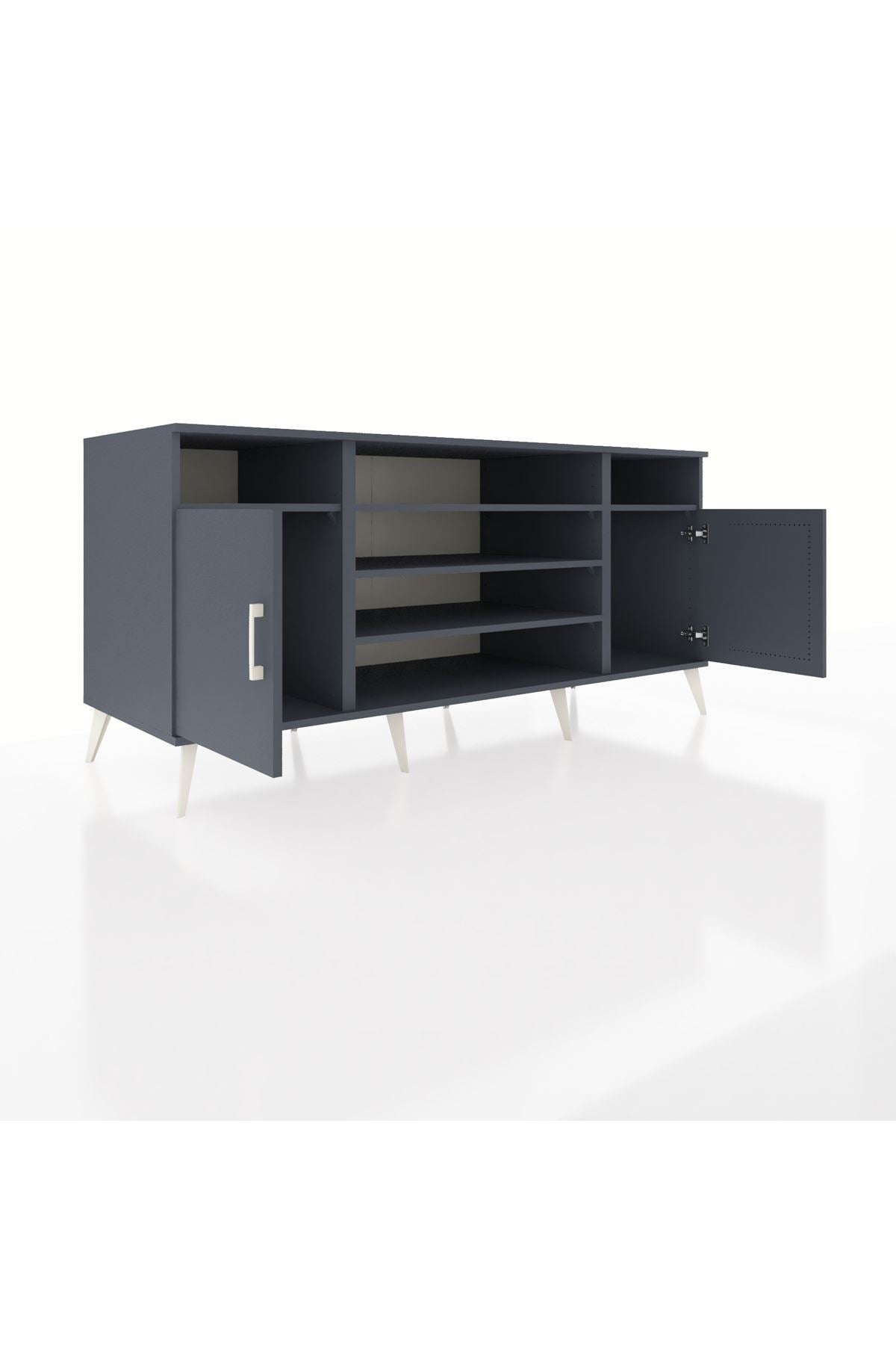Kronos Konsol 5 Raflı 2 Kapaklı 176x59x83 - S610M040V17C