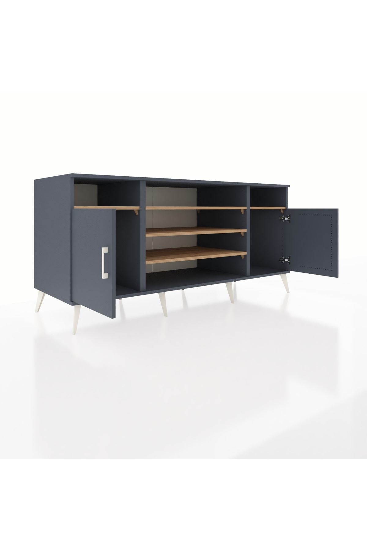 Kronos Konsol 5 Raflı 2 Kapaklı 176x59x83 - S610M040V18C