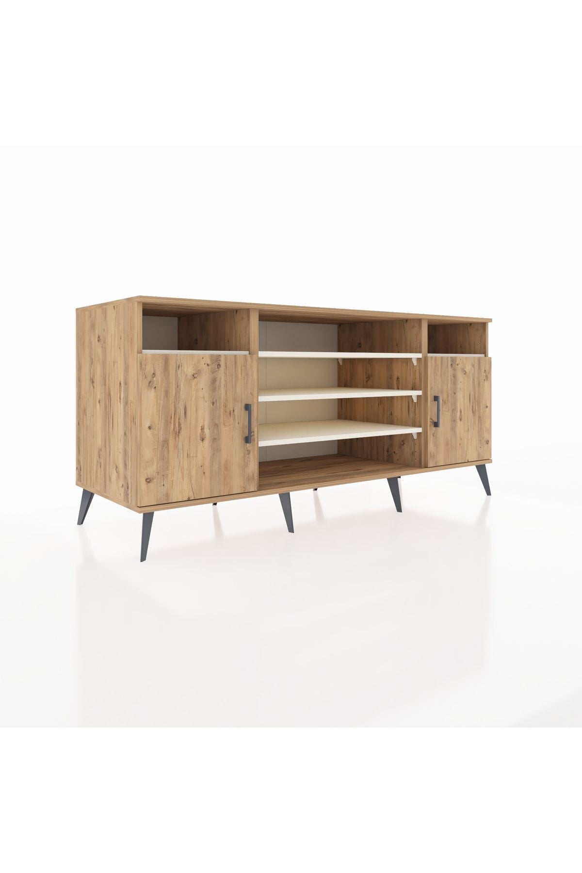 Kronos Konsol 5 Raflı 2 Kapaklı 176x59x83 - S610M040V19C