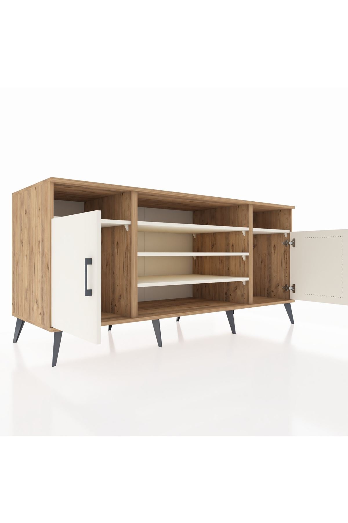 Kronos Konsol 5 Raflı 2 Kapaklı 176x59x83 - S610M040V22C