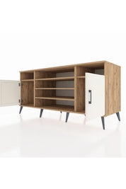 Kronos Konsol 5 Raflı 2 Kapaklı 176x59x83 - S610M040V24C