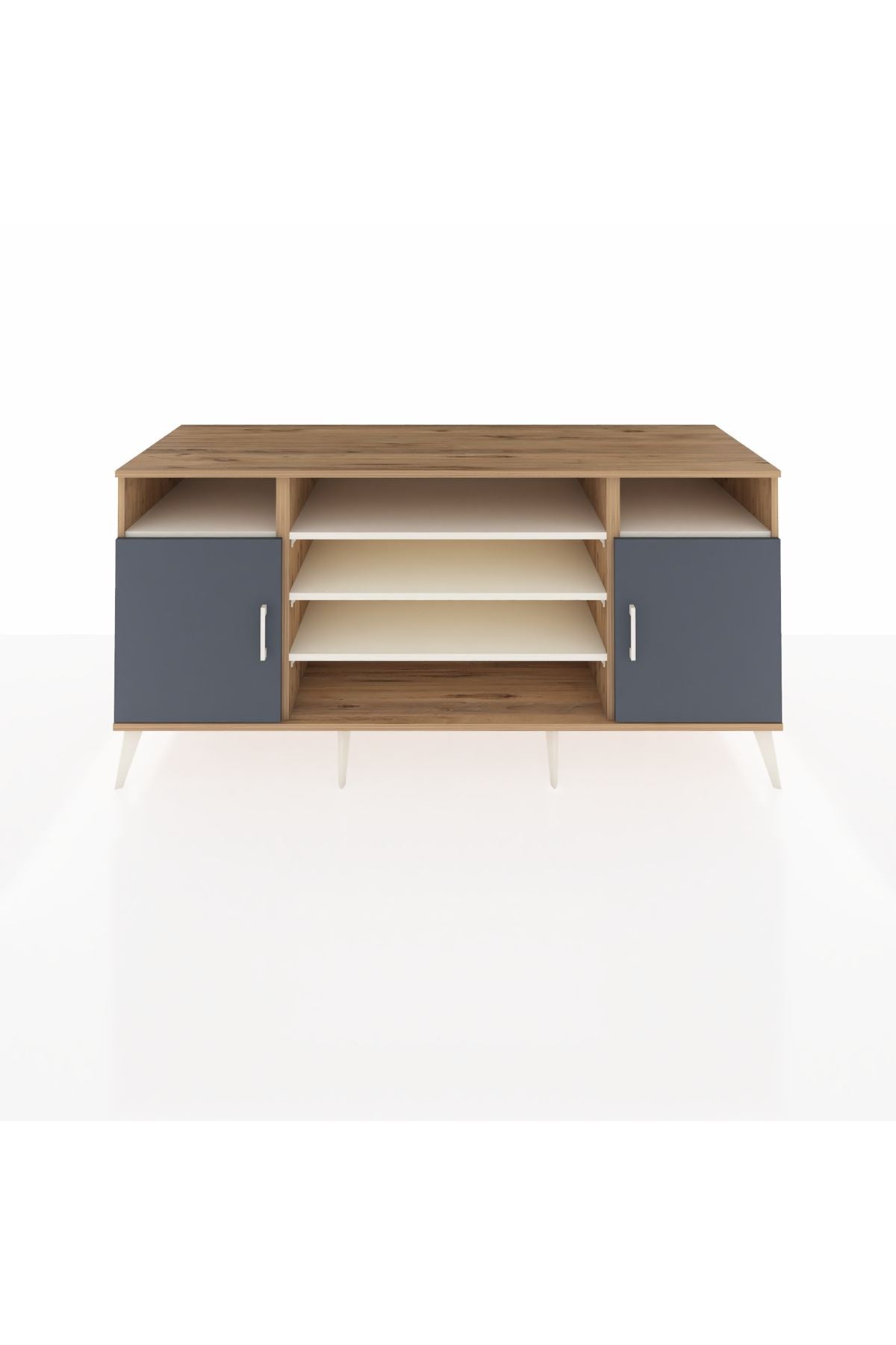 Kronos Konsol 5 Raflı 2 Kapaklı 176x59x83 - S610M040V25C
