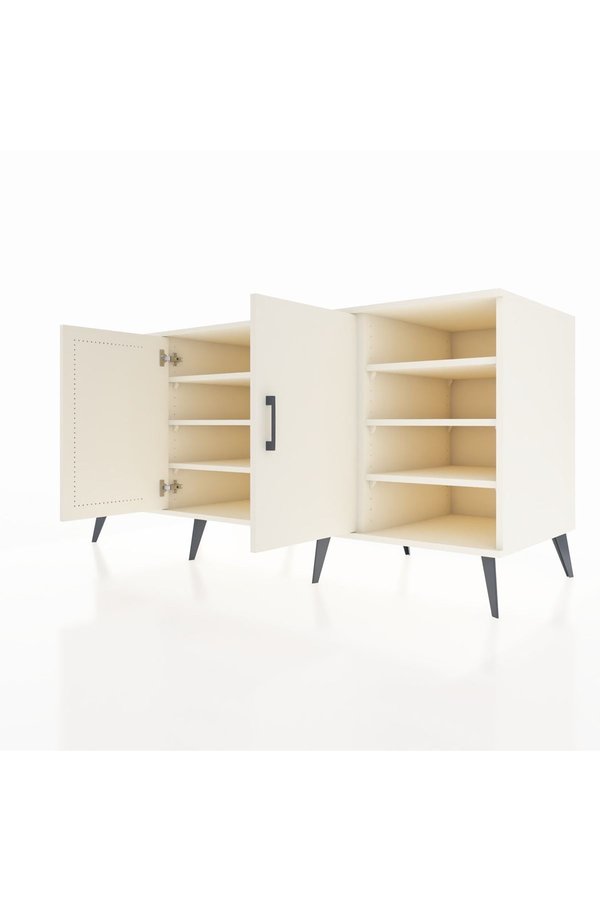 Kronos Konsol 9 Raflı 2 Kapaklı 176x59x83 - S610M041V04C