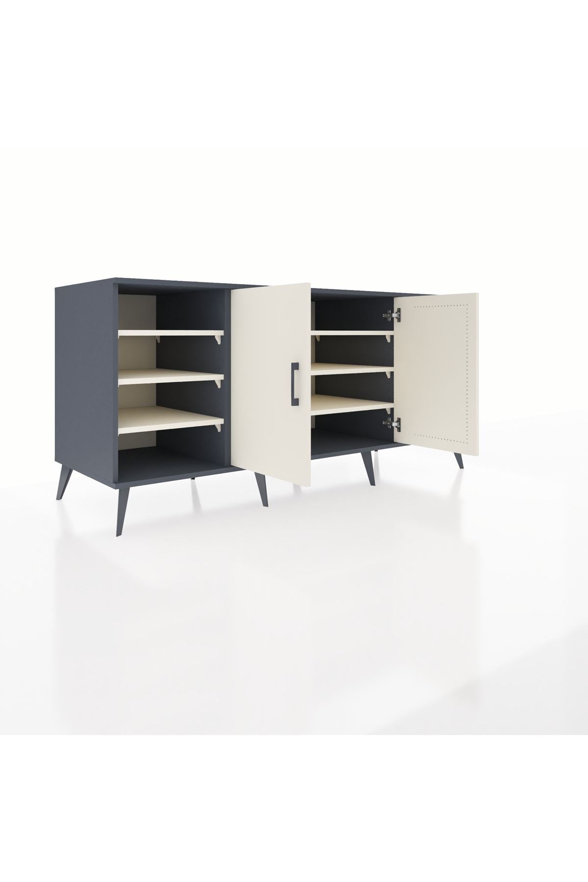 Kronos Konsol 9 Raflı 2 Kapaklı 176x59x83 - S610M041V13C