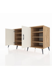 Kronos Konsol 9 Raflı 2 Kapaklı 176x59x83 - S610M041V24C