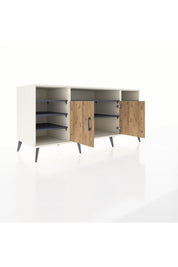 Kronos Konsol 8 Raflı 2 Kapaklı 176x59x83 - S610M042V02C
