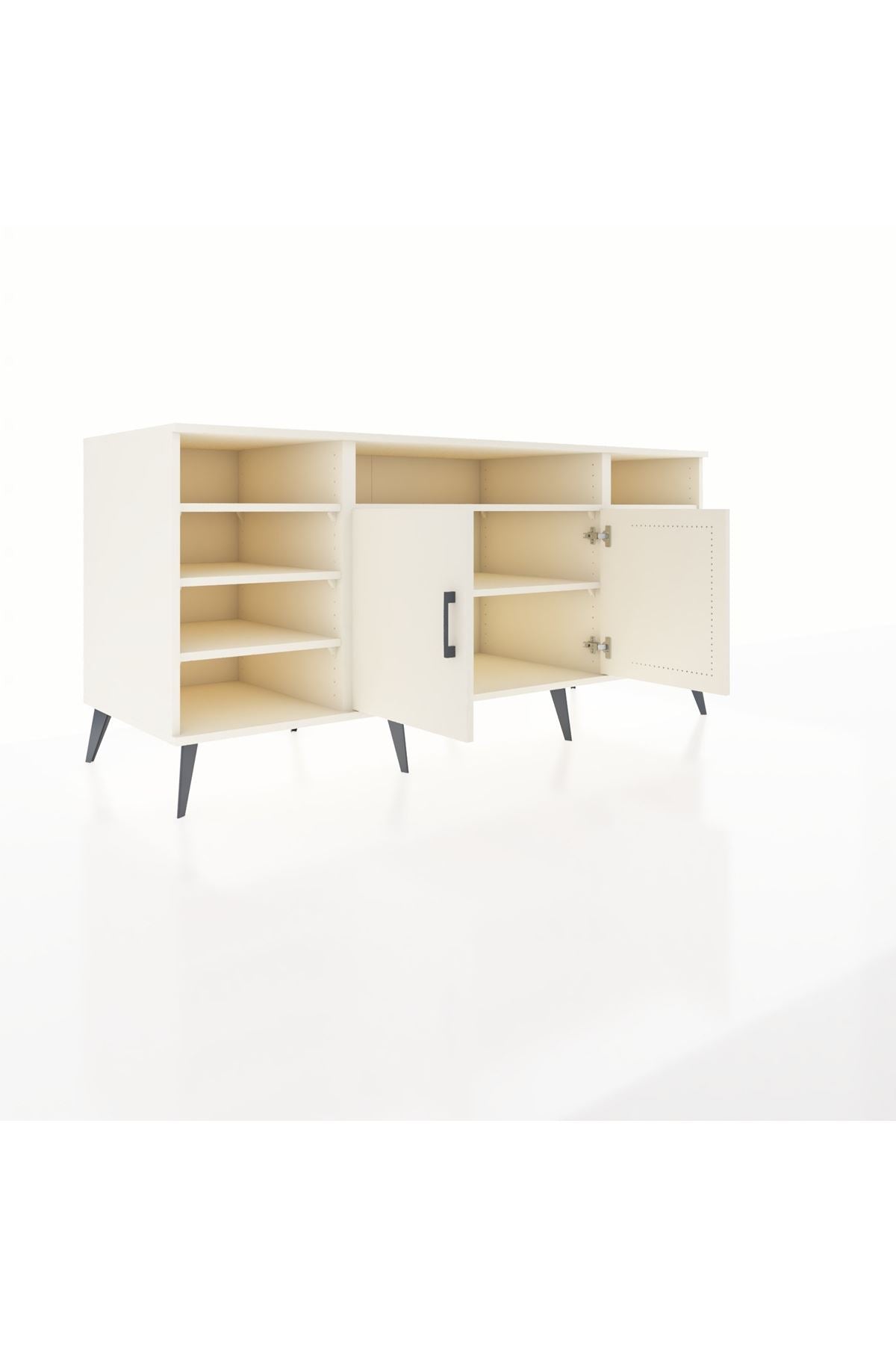 Kronos Konsol 8 Raflı 2 Kapaklı 176x59x83 - S610M042V04C