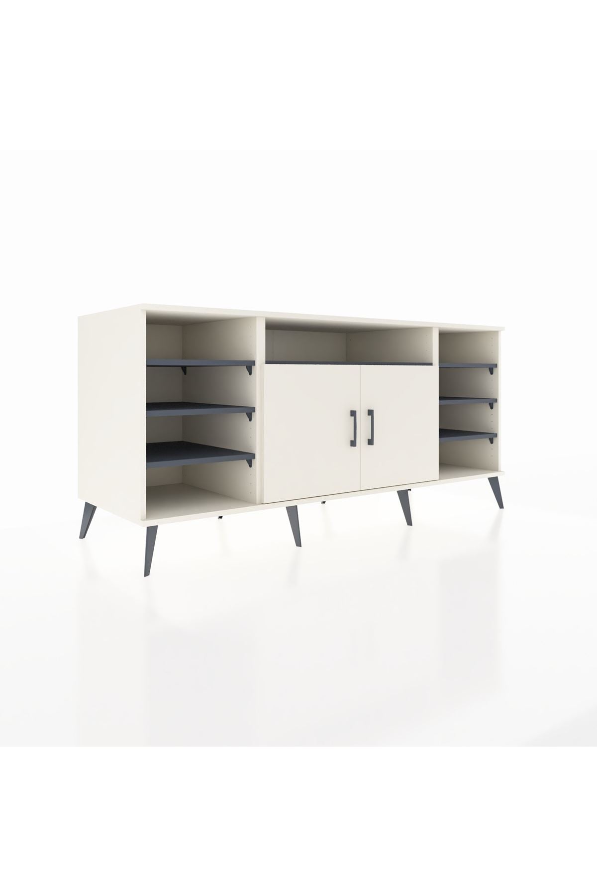Kronos Konsol 8 Raflı 2 Kapaklı 176x59x83 - S610M042V05C