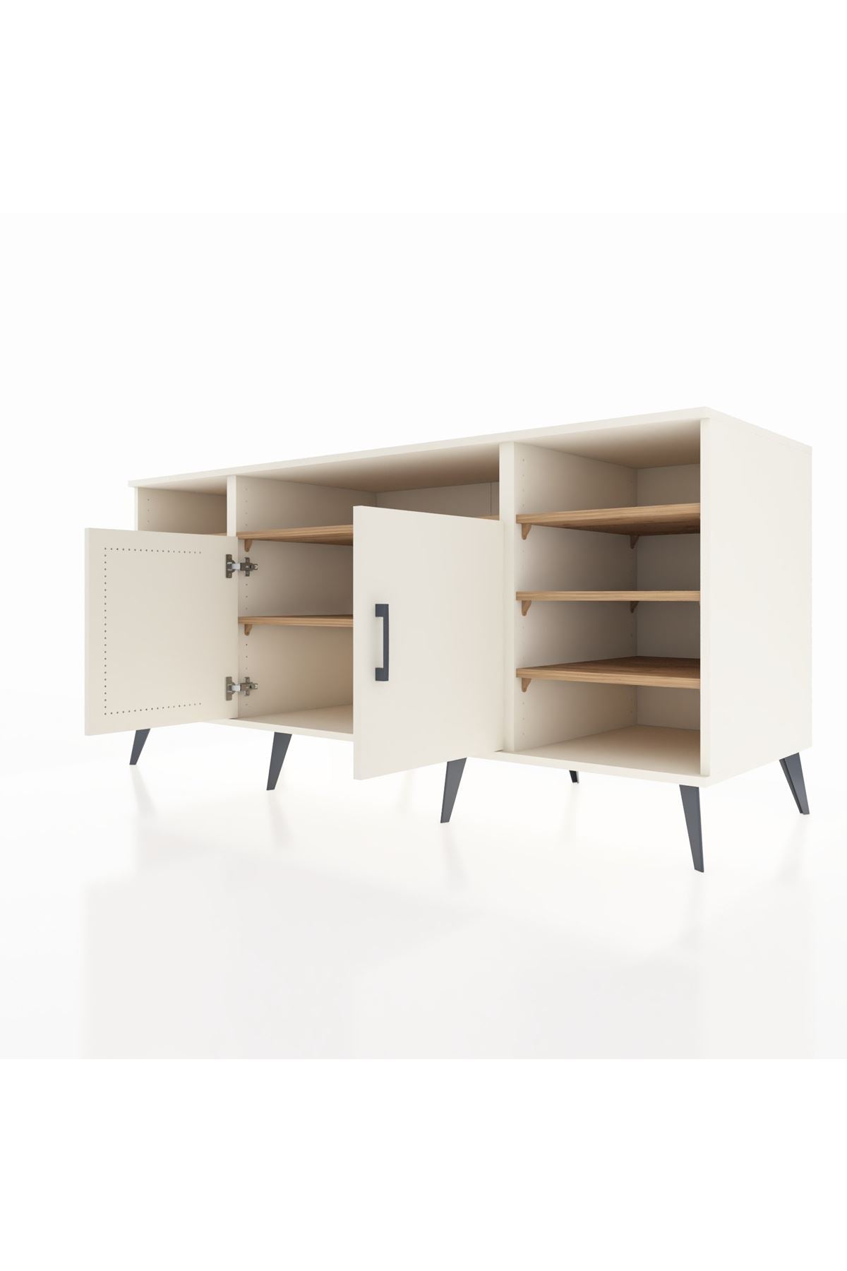 Kronos Konsol 8 Raflı 2 Kapaklı 176x59x83 - S610M042V06C