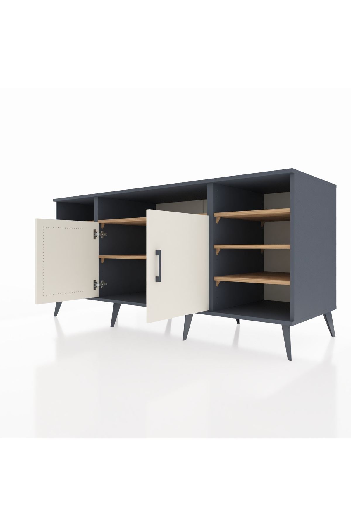 Kronos Konsol 8 Raflı 2 Kapaklı 176x59x83 - S610M042V15C