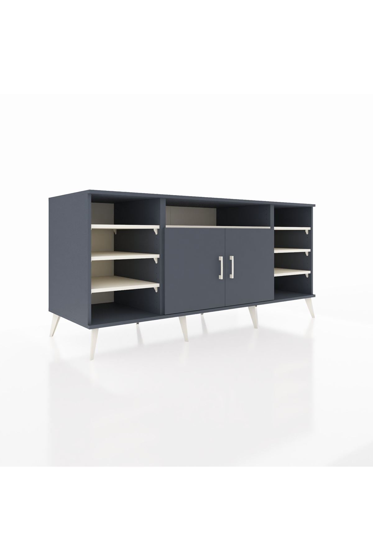 Kronos Konsol 8 Raflı 2 Kapaklı 176x59x83 - S610M042V16C