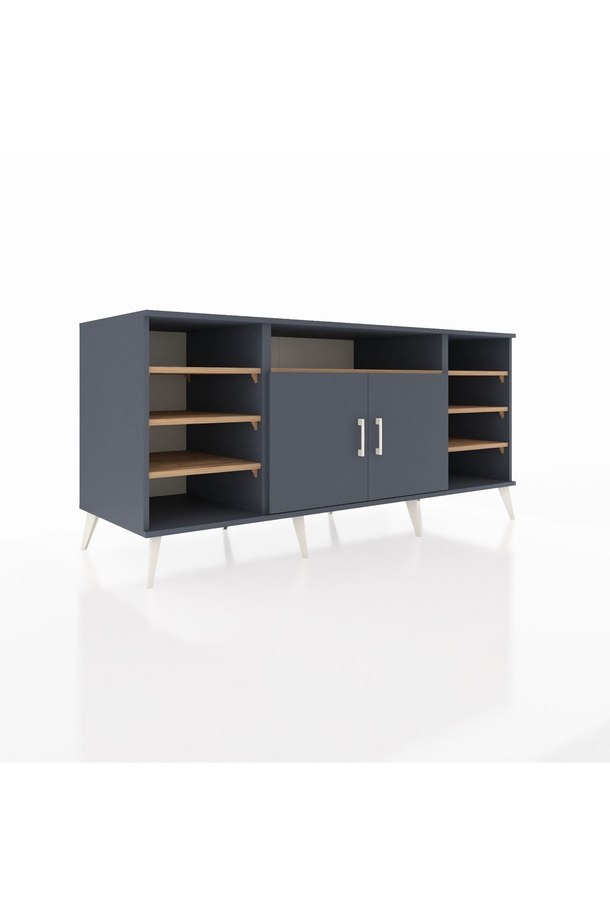Kronos Konsol 8 Raflı 2 Kapaklı 176x59x83 - S610M042V18C