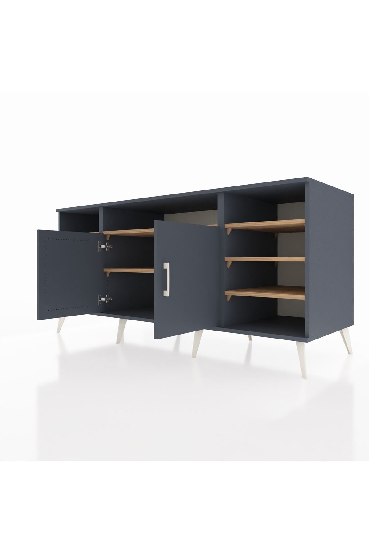 Kronos Konsol 8 Raflı 2 Kapaklı 176x59x83 - S610M042V18C