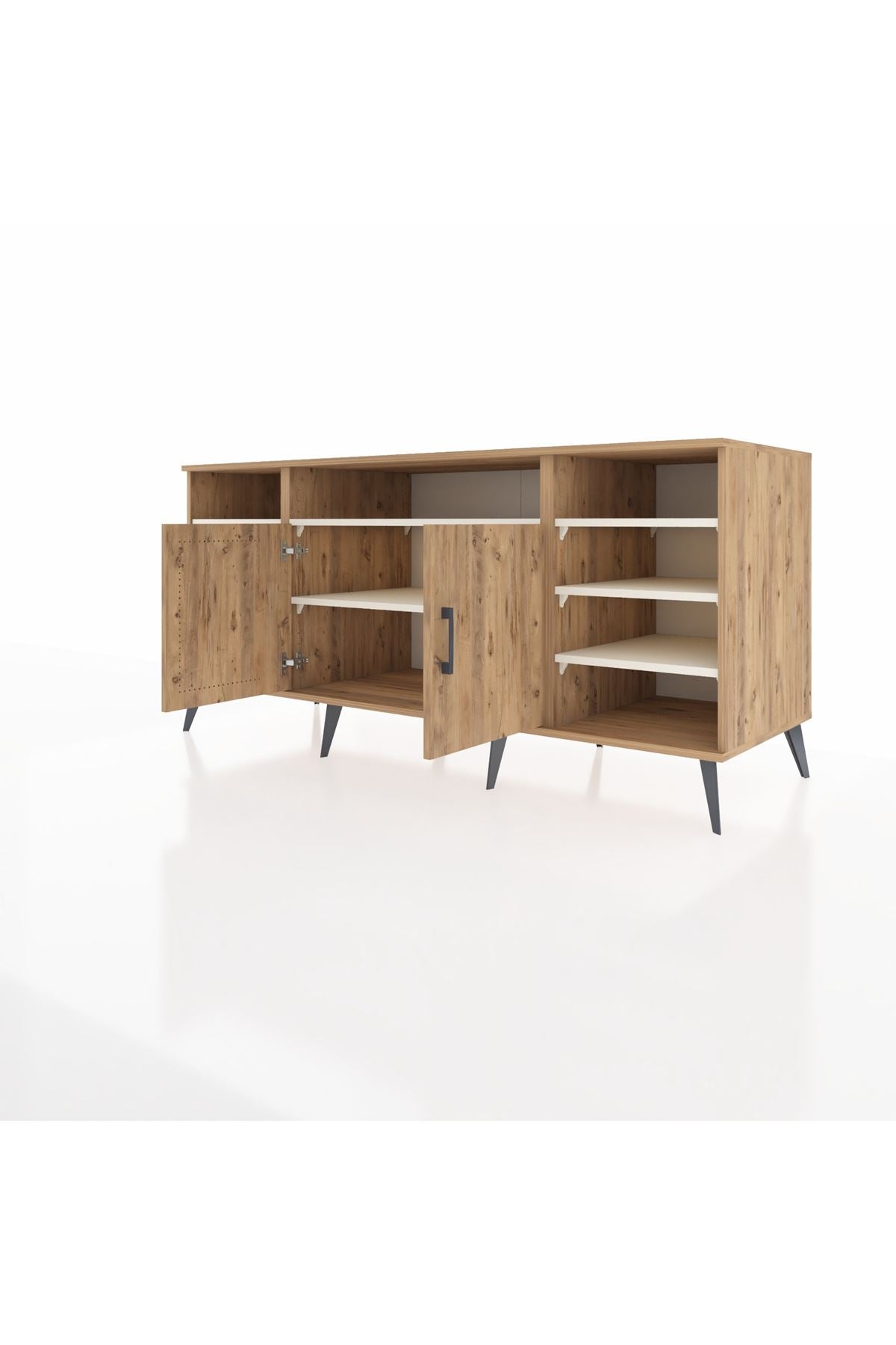 Kronos Konsol 8 Raflı 2 Kapaklı 176x59x83 - S610M042V19C