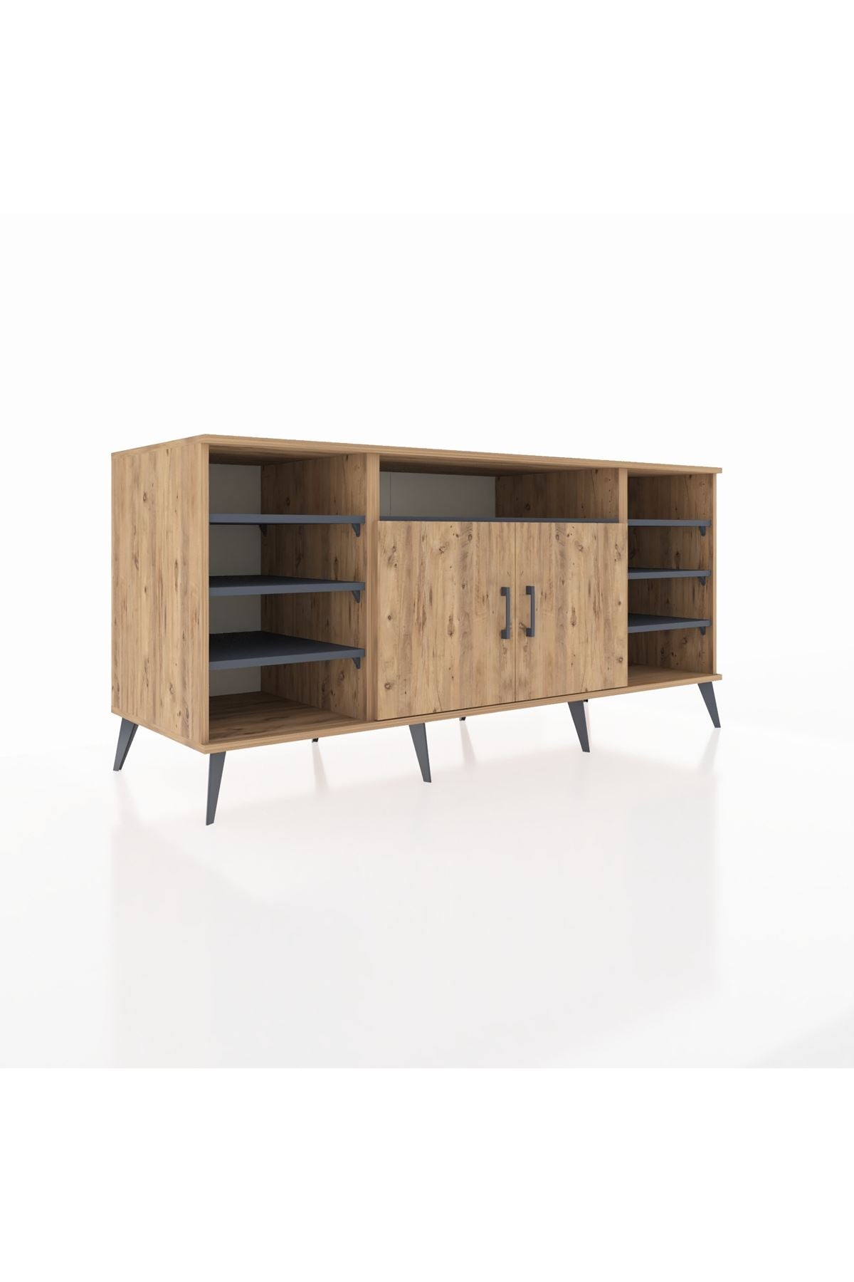 Kronos Konsol 8 Raflı 2 Kapaklı 176x59x83 - S610M042V20C