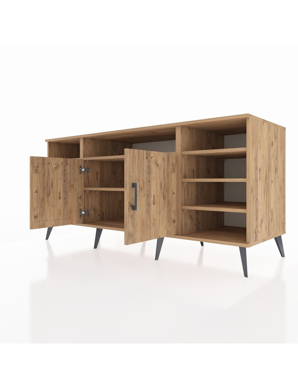 Kronos Konsol 8 Raflı 2 Kapaklı 176x59x83 - S610M042V21C