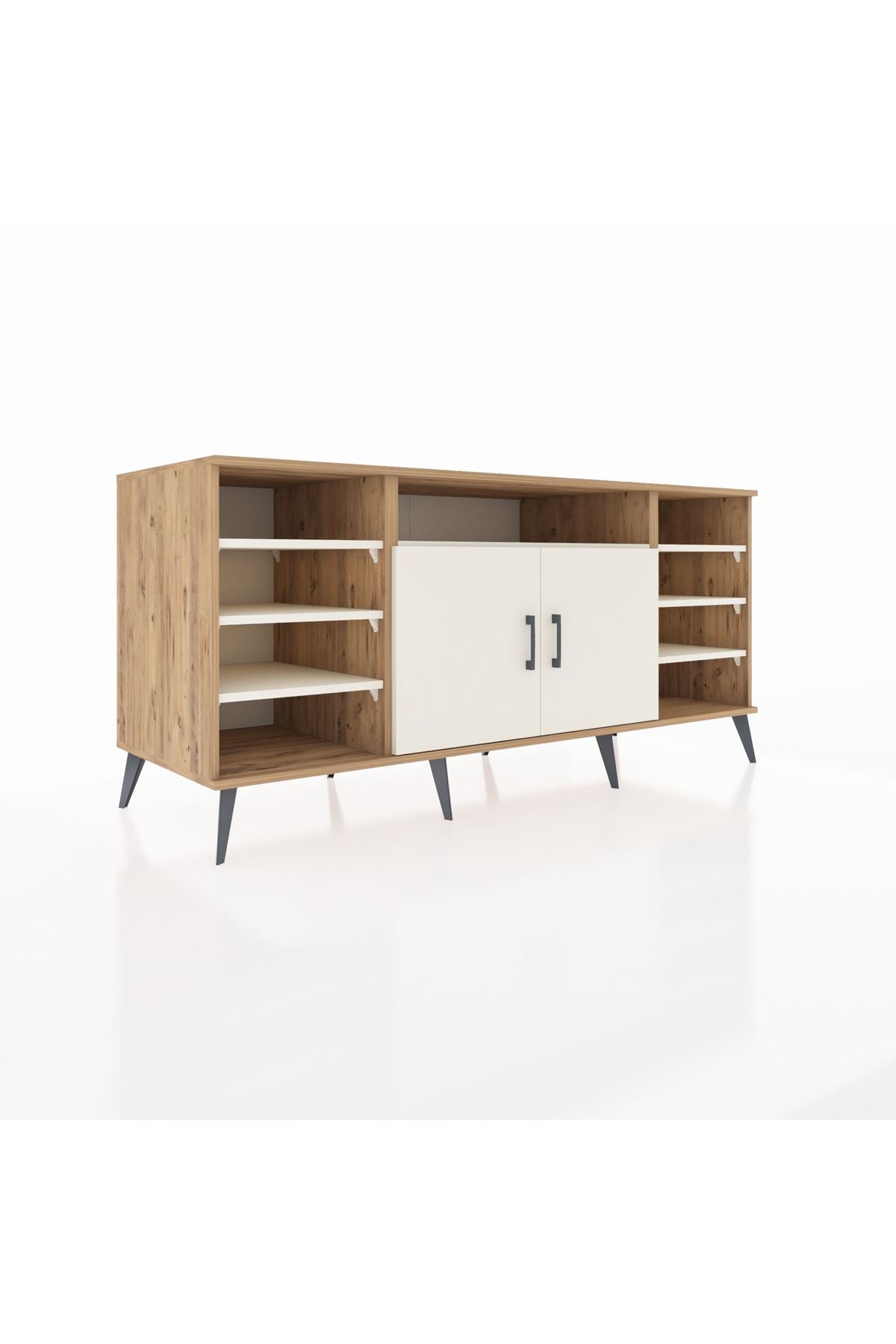 Kronos Konsol 8 Raflı 2 Kapaklı 176x59x83 - S610M042V22C