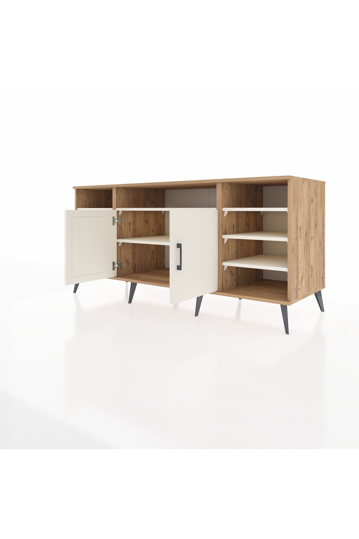 Kronos Konsol 8 Raflı 2 Kapaklı 176x59x83 - S610M042V22C