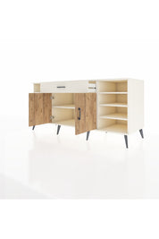 Kronos Konsol 7 Raflı Tek Çekmeceli 2 Kapaklı 176x59x83 - S610M043V01C