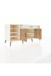 Kronos Konsol 7 Raflı Tek Çekmeceli 2 Kapaklı 176x59x83 - S610M043V01C